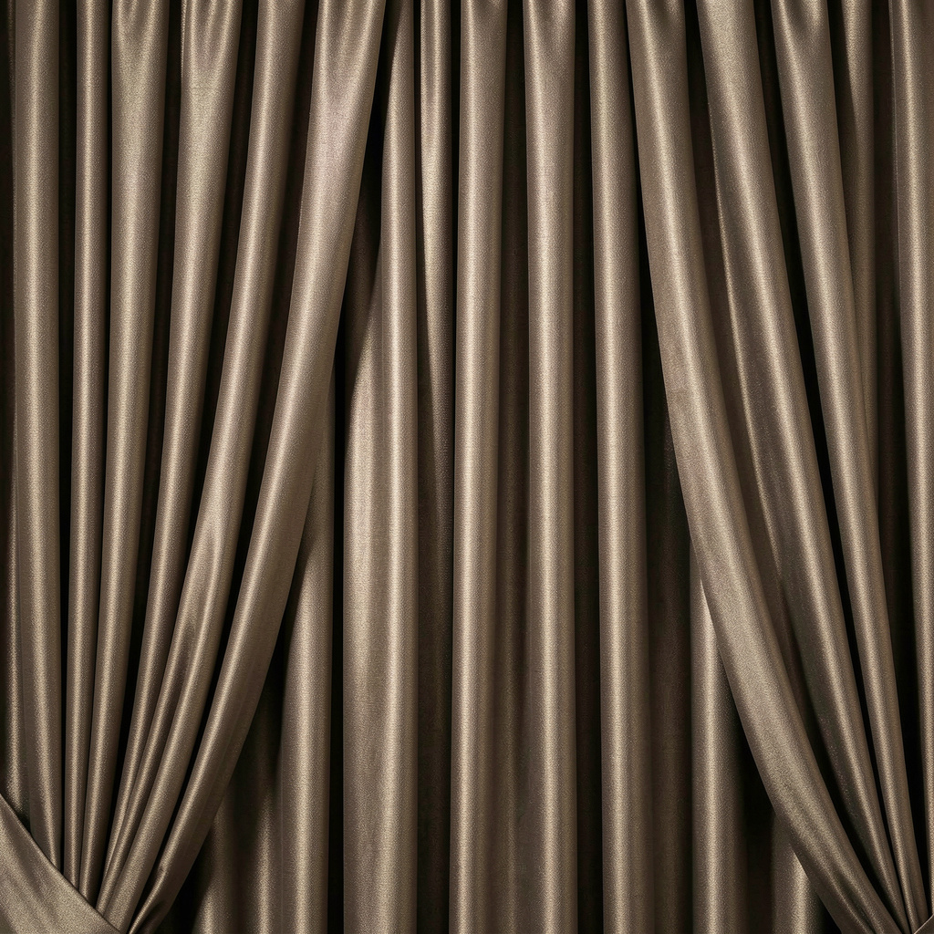 Hand-tailored luxury drapery with architectural pleating
